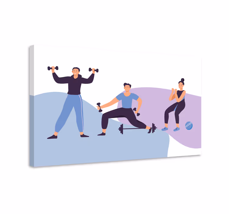 Quadros de desportos para entusiastas do fitness - TenStickers