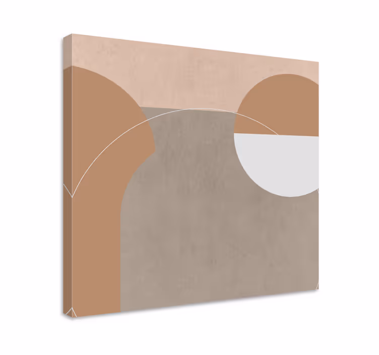 Quadro decorativo moderno formas geométricas abstratas - TenStickers