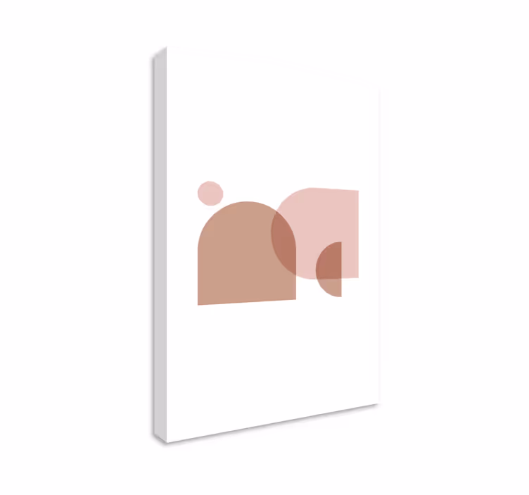 Quadro de figuras geométricas formas abstratas minimalistas - TenStickers