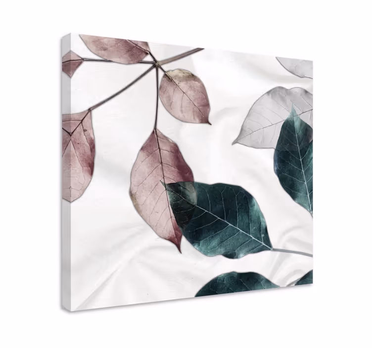 Quadro de plantas Folhas tropicais da selva - TenStickers