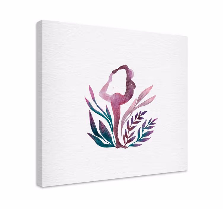 Quadro bailarina silhueta graciosa de balé - TenStickers