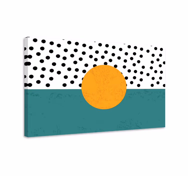 Quadro de figuras geométricas design geométrico marcante - TenStickers