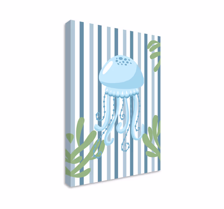 Quadro decorativo moderno design de Água-viva estiloso - TenStickers