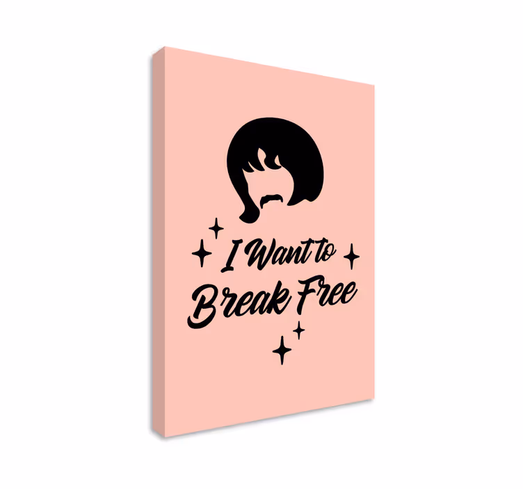 Quadro com letras para inspiração de frases icônicas - TenStickers