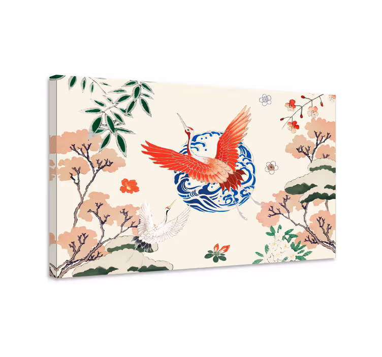 Quadro vintage Chinoiserie - TenStickers