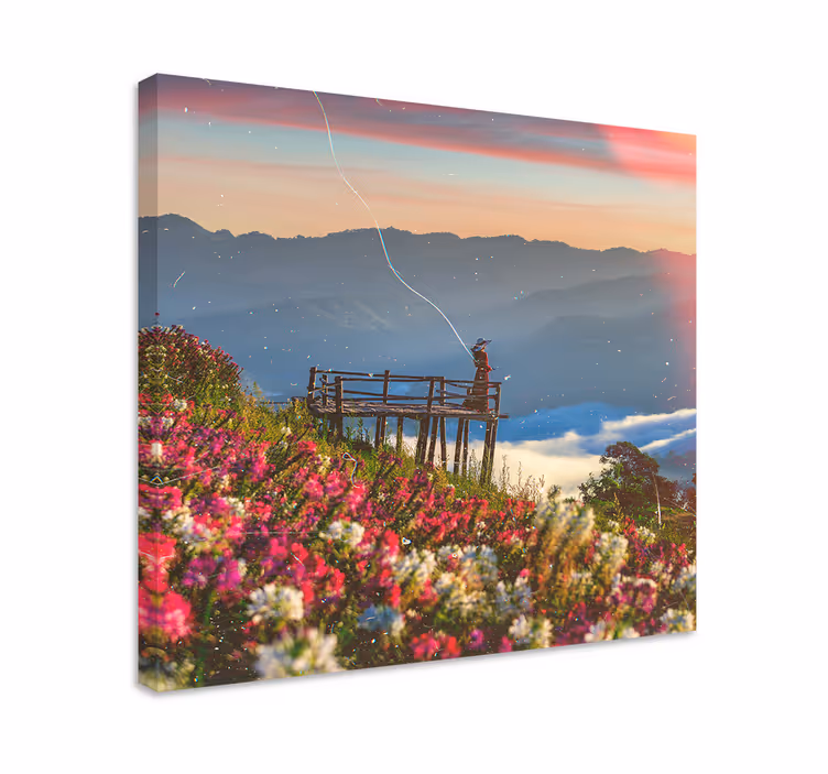 Quadro de paisagem serenidade da montanha - TenStickers