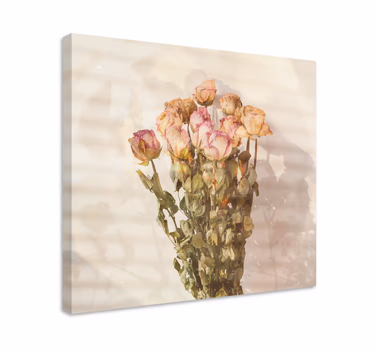 Quadro de flores buquê de rosas - TenStickers