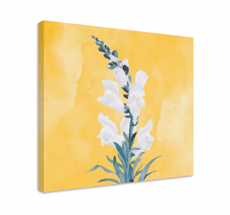 Quadro de flores botões brancos sutis - TenStickers