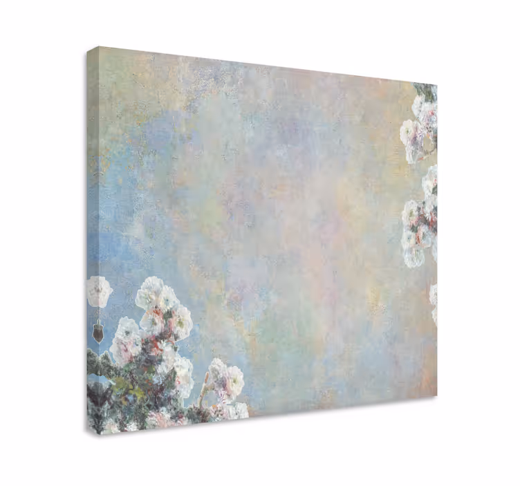 Quadro de flores inspiração floral delicada - TenStickers
