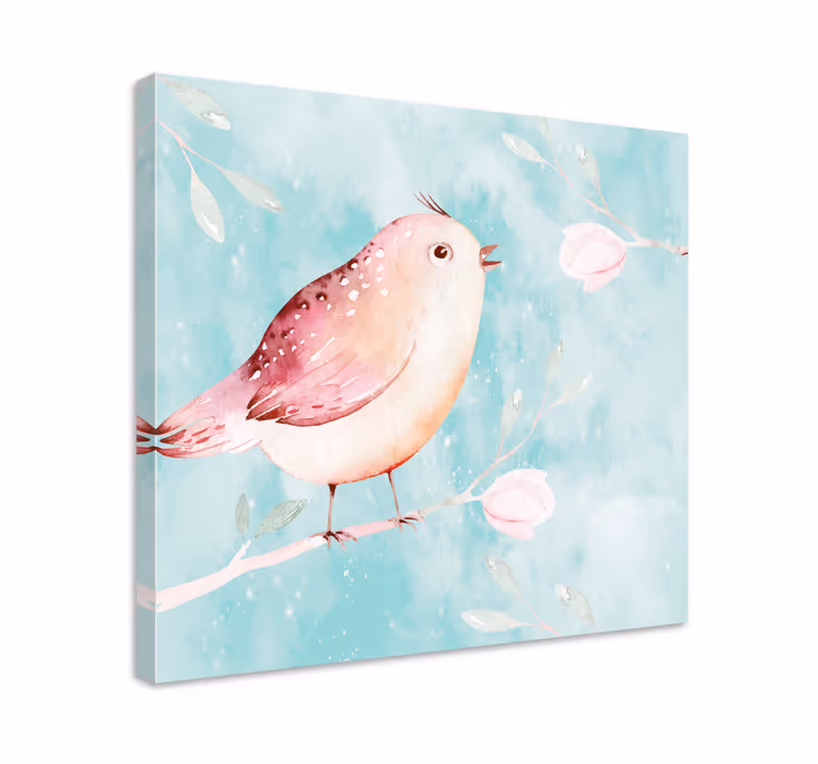 Quadro de pássaros pássaro cantor - TenStickers