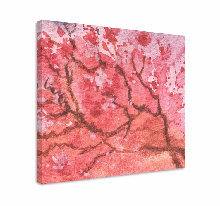 Quadro de flores ramos de sakura - TenStickers