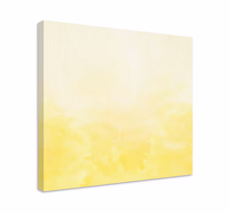 Quadro de flores em tom amarelo suave - TenStickers