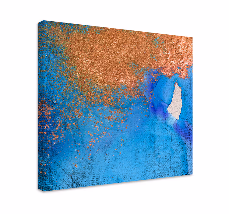 Quadro de arte Efeito ombre texturizado com ouro - TenStickers