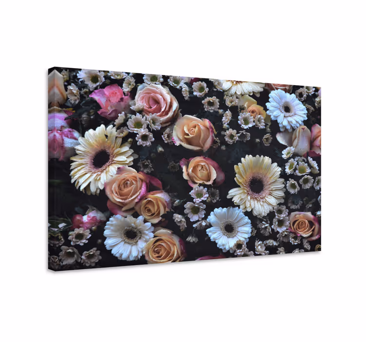 Quadro de flores arranjo floral bonito - TenStickers