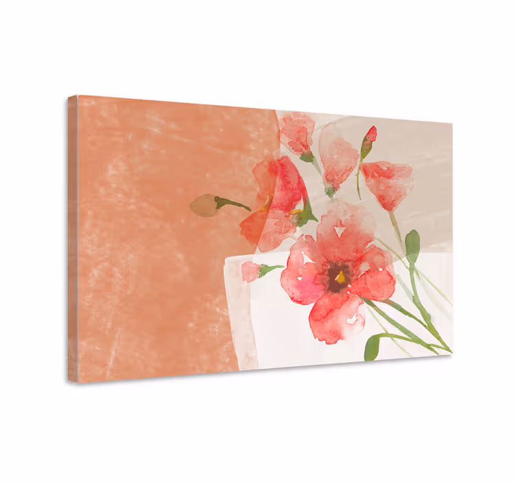 Quadro de flores arranjo de flores suaves - TenStickers