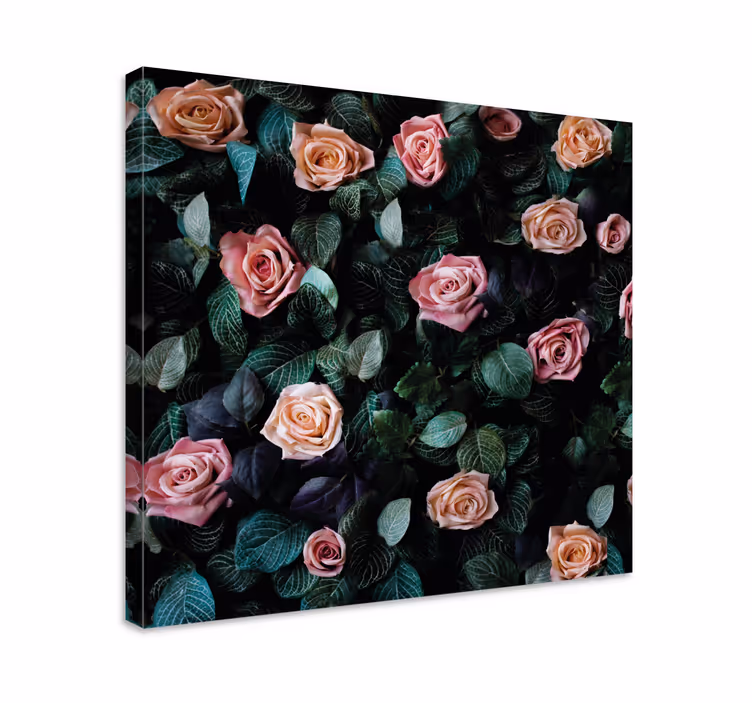 Quadro de flores Flores rosas vermelhas - TenStickers