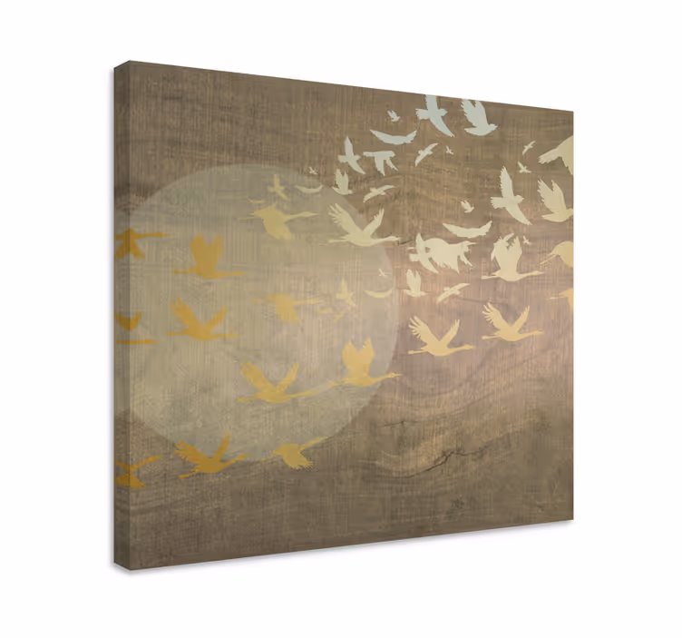 Quadro de pássaros grupo de aves - TenStickers