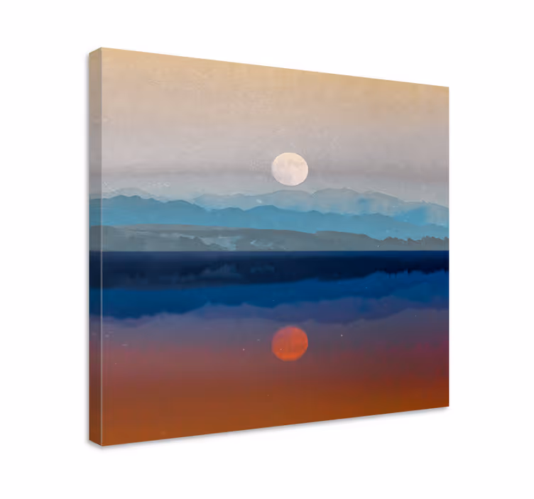 Quadro de paisage Espaço lindo produtode lua - TenStickers
