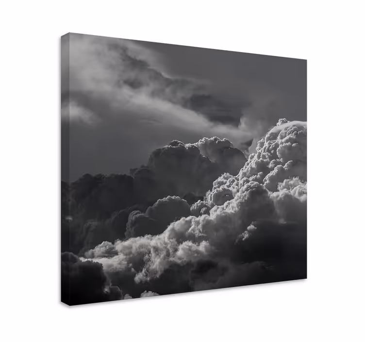 Quadro de paisage formações dramáticas de nuvens - TenStickers