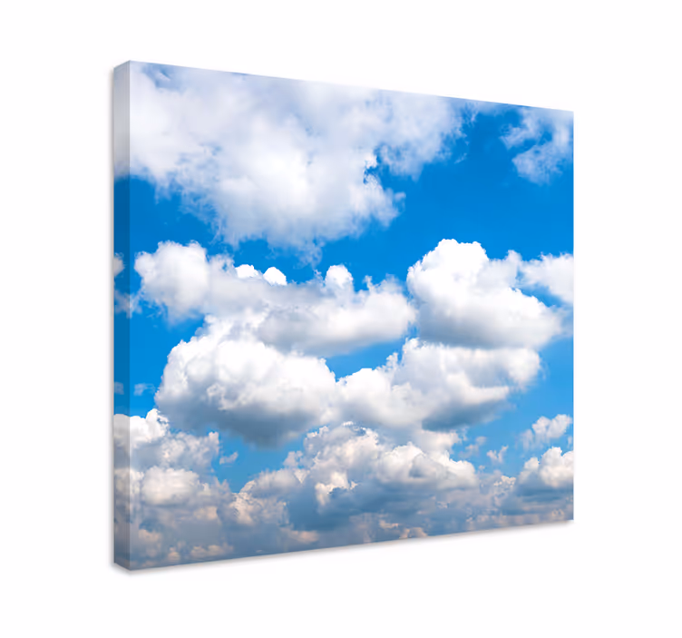Quadro de paisage nuvens brancas e fofas - TenStickers