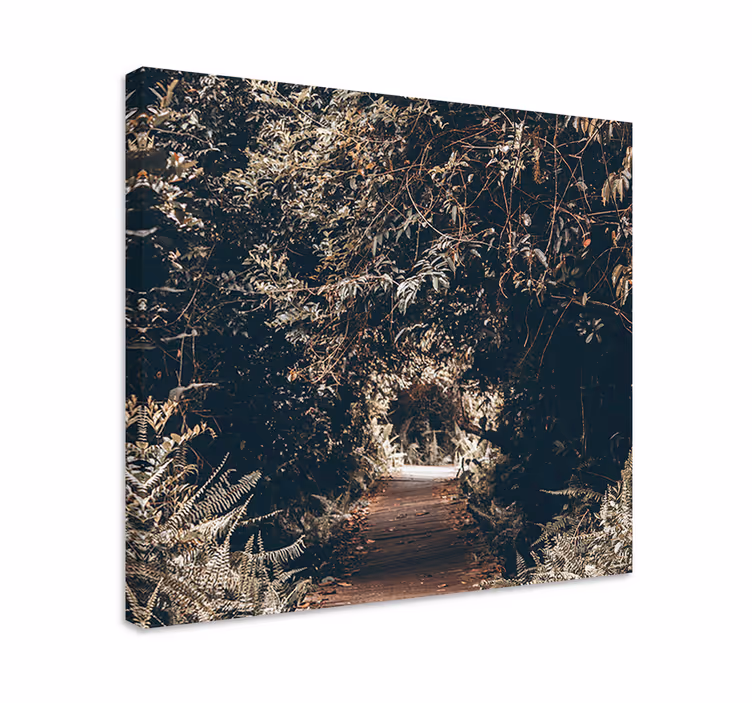 Quadro de árvores caminho arborizado - TenStickers