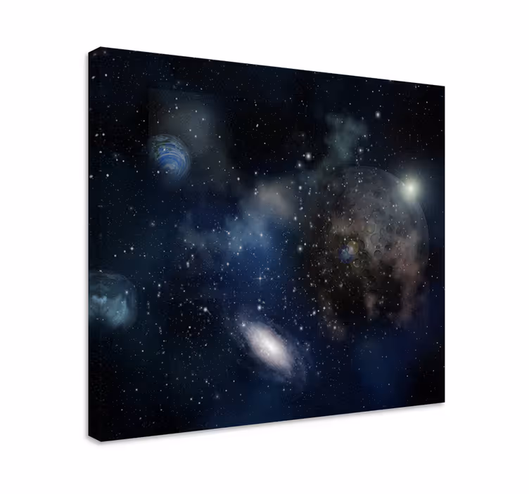 Quadro bailarina tema exploração galáctica - TenStickers