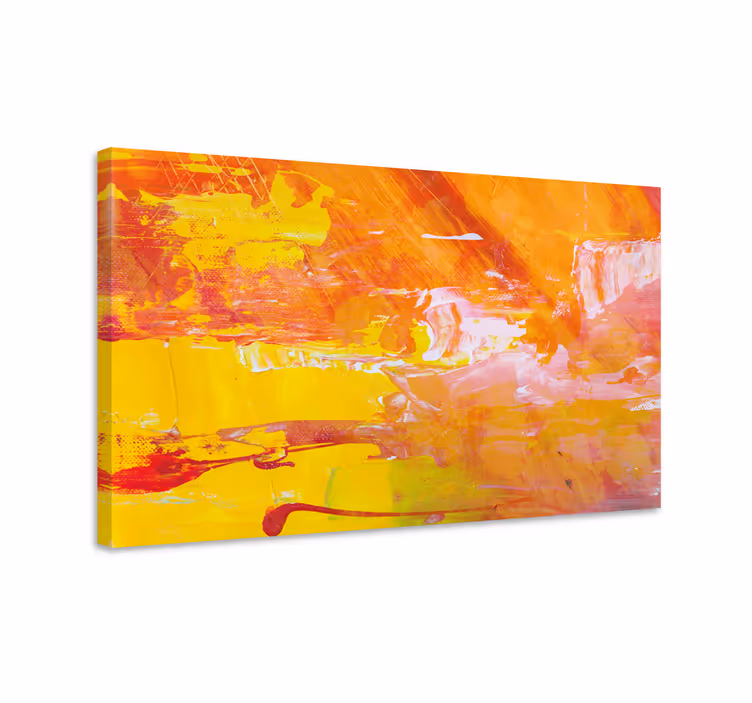 Quadro Decorativo abstrato fluxo de cores vibrantes - TenStickers