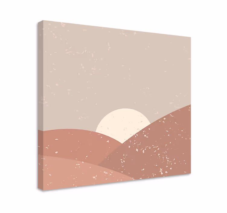 Quadro decorativo para sala Arte da parede do amanhecer - TenStickers