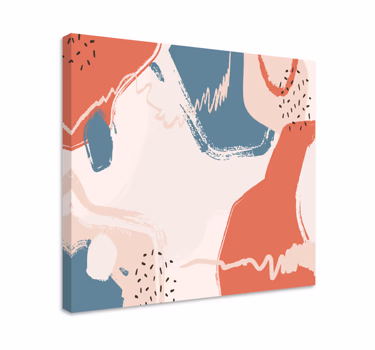 Quadro de música formas de melodia abstrata - TenStickers