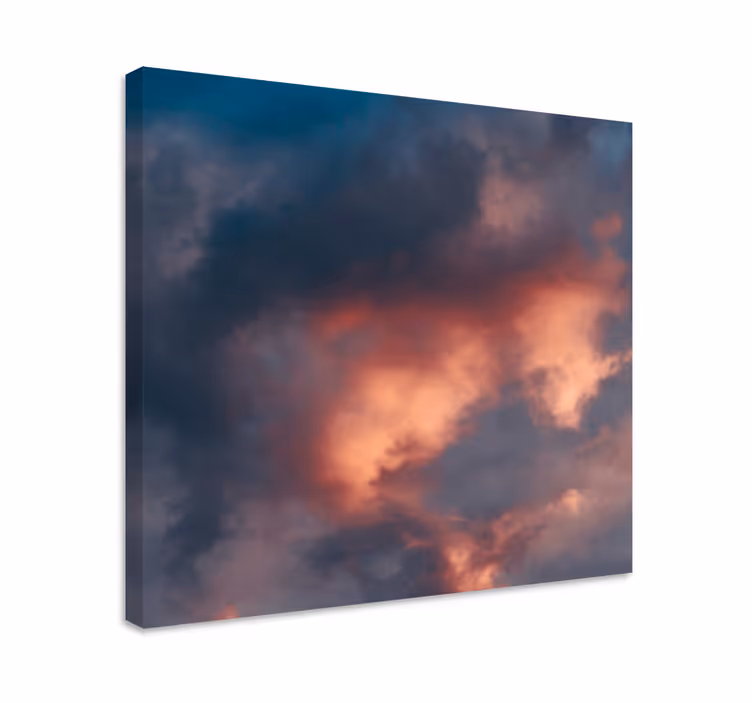 Quadro de paisagem padrões de nuvens dramáticos - TenStickers