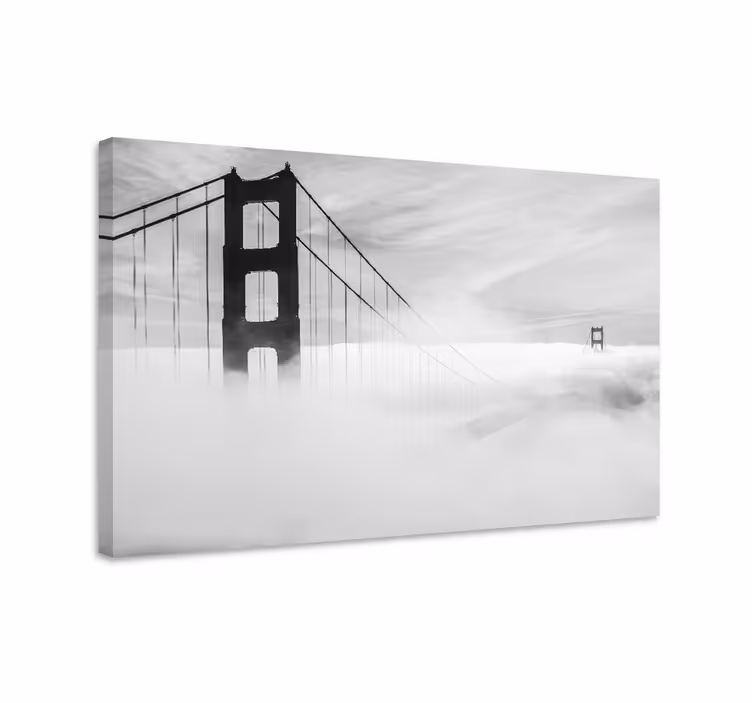 Quadro de cidade conexão golden gate - TenStickers