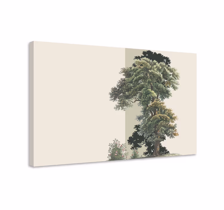 Quadro de arte Desenho de árvore estética - TenStickers