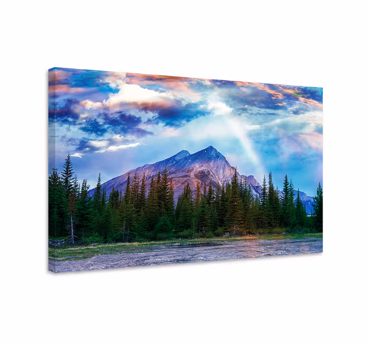 Quadro de paisagem grande montanha - TenStickers