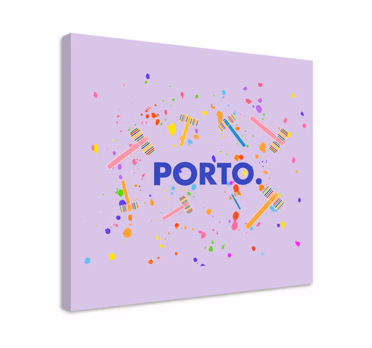 Arte em tela "martelinhos são joão" - TenStickers