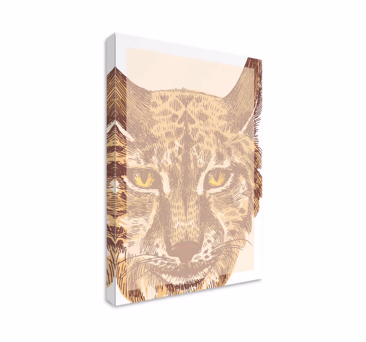 Quadro animais Lince ibérico - TenStickers