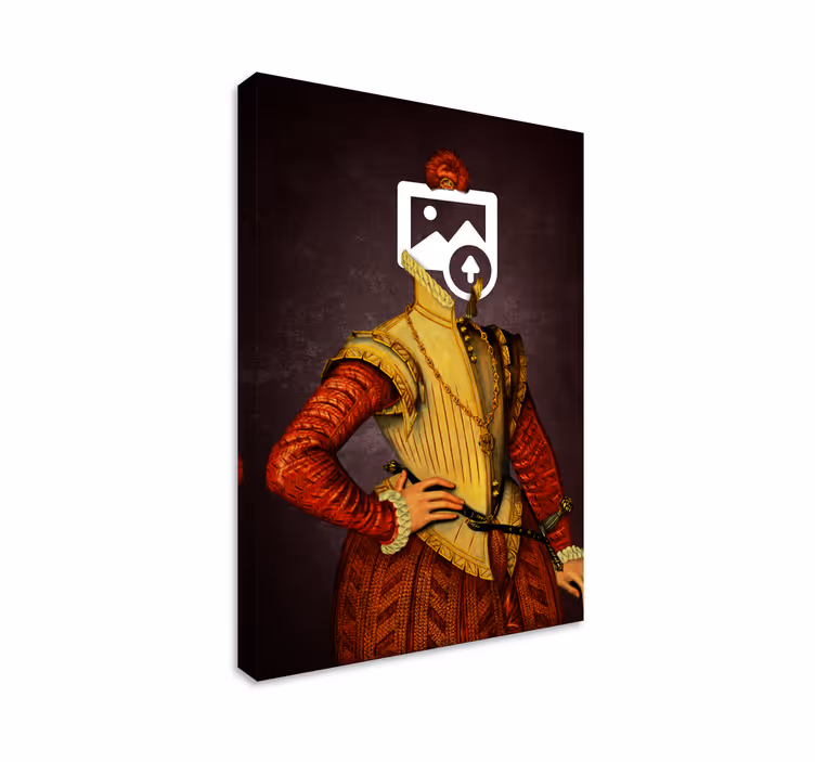 Quadro do gato aristocrata - TenStickers