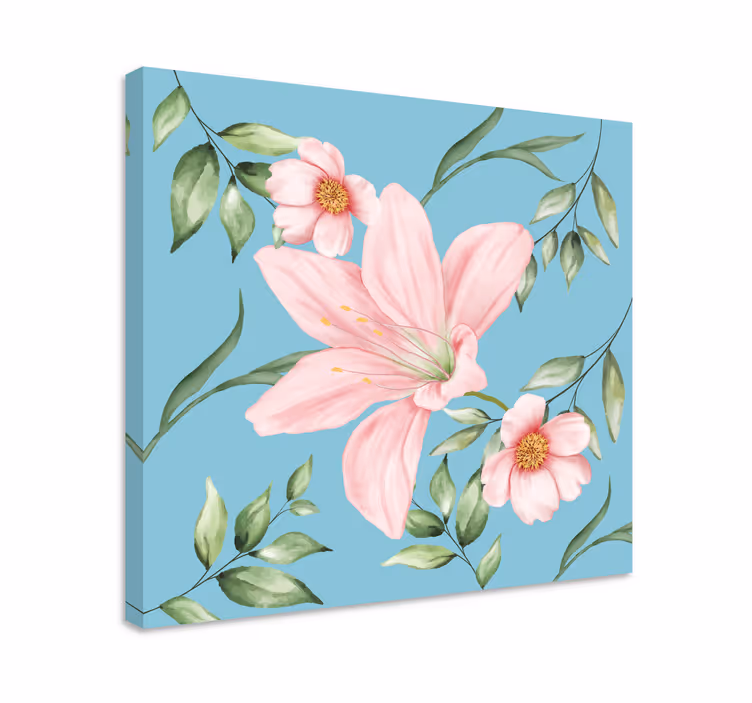 Quadro de flores Decoração vintage romântica - TenStickers
