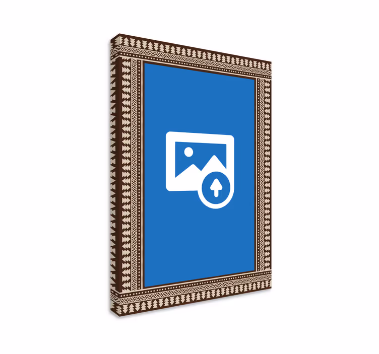 Quadro com nome Moldura boêmia de foto personalizada - TenStickers