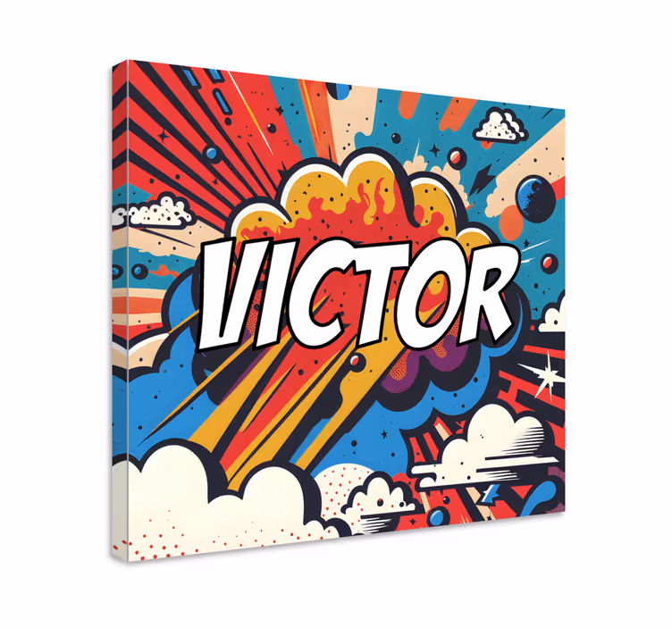Quadro pop art personalizável - TenStickers
