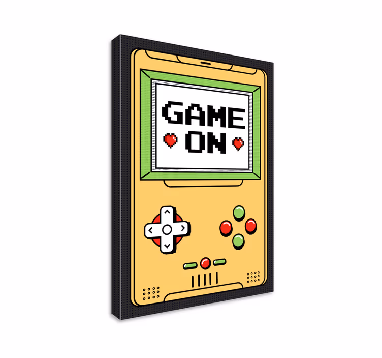 Quadro videogame jogo em consoleJogo em console - TenStickers