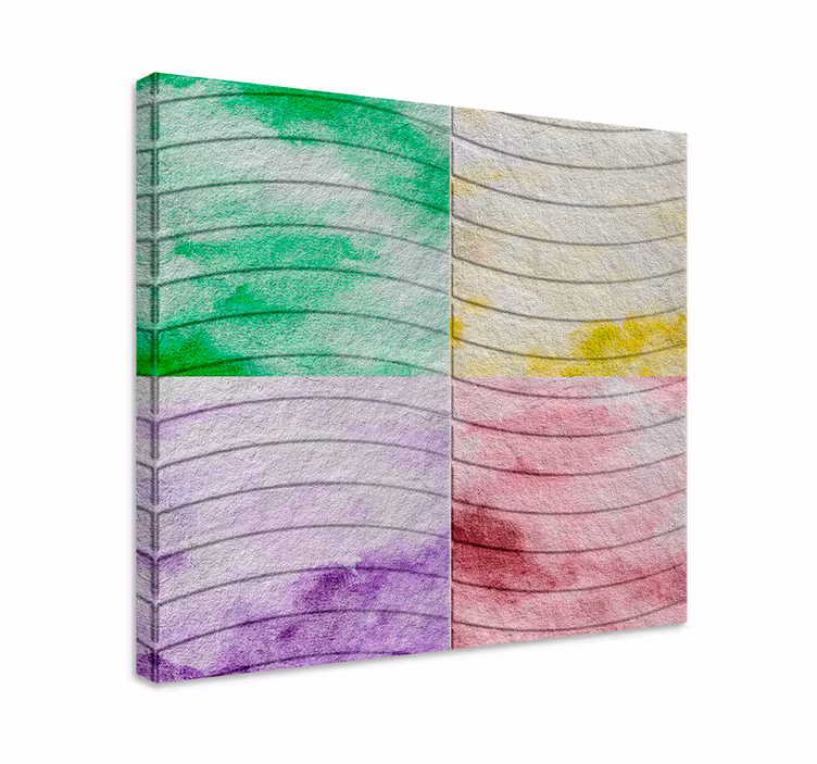 Quadro decorativo para sala azulejos - TenStickers