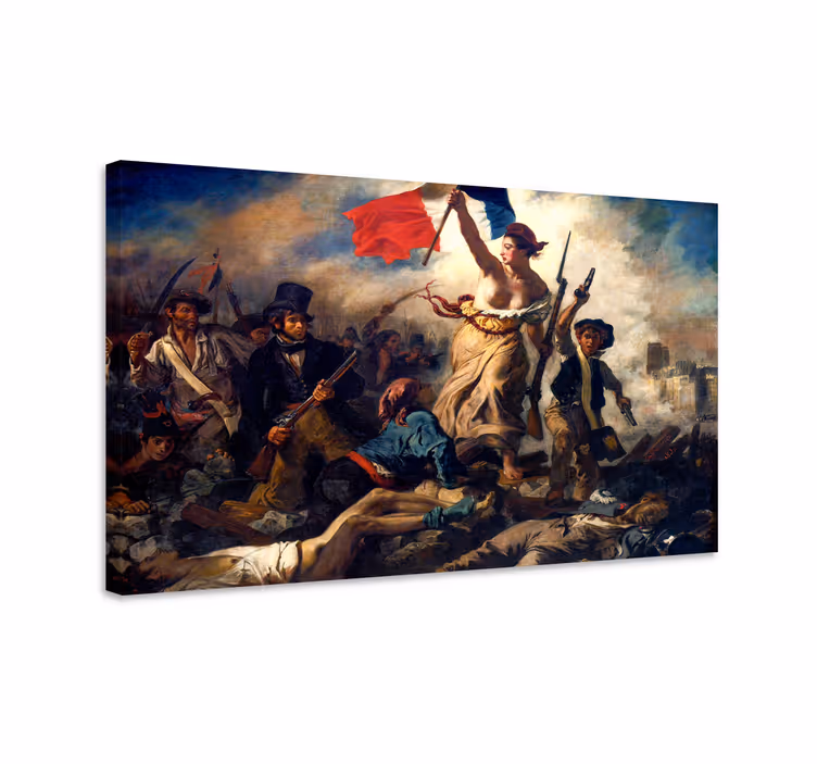 Quadro de arte liberdade Liderando o Povo - TenStickers