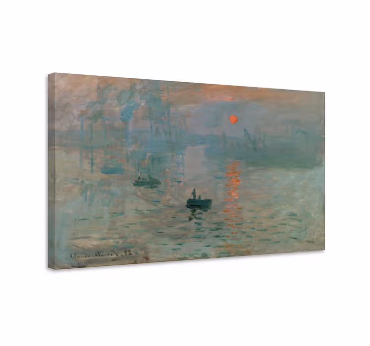Quadro de arte nascer do sol de Monet - TenStickers