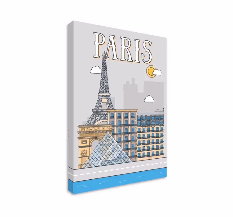 Quartos de cidades paris é uma cidade na França. É a capital da F - TenStickers