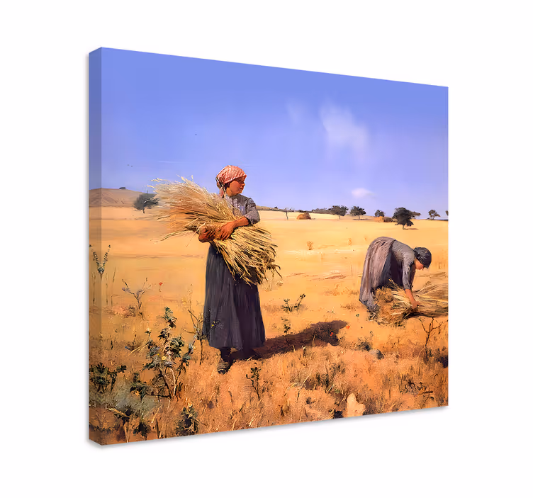 Quadro de arte Colheita ceifeiras - TenStickers