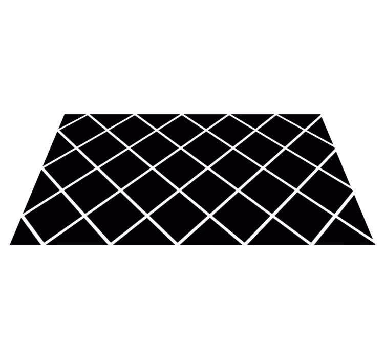 Tapete vinílico preto linhas geométricas modernas - TenStickers