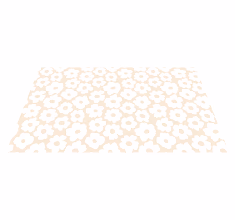 Tapete vinílico flores e plantas papoula branca - TenStickers