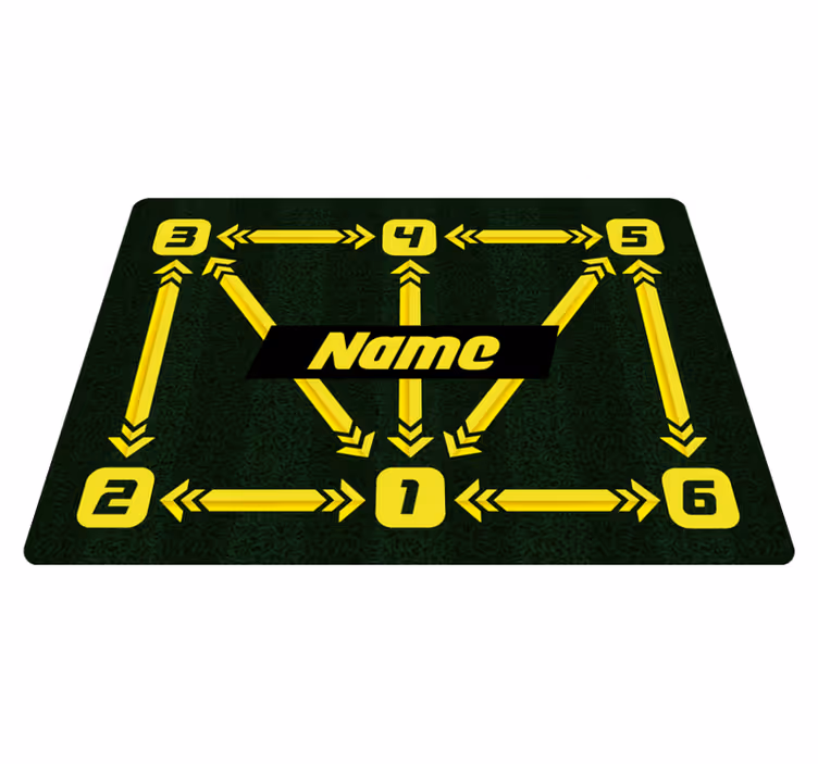 Tapete vinílico de jogos treino de futebol personalizado - TenStickers
