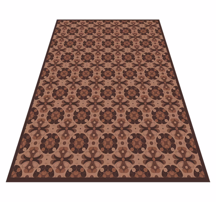 Tapete vinílico azulejos mocha mousse - TenStickers