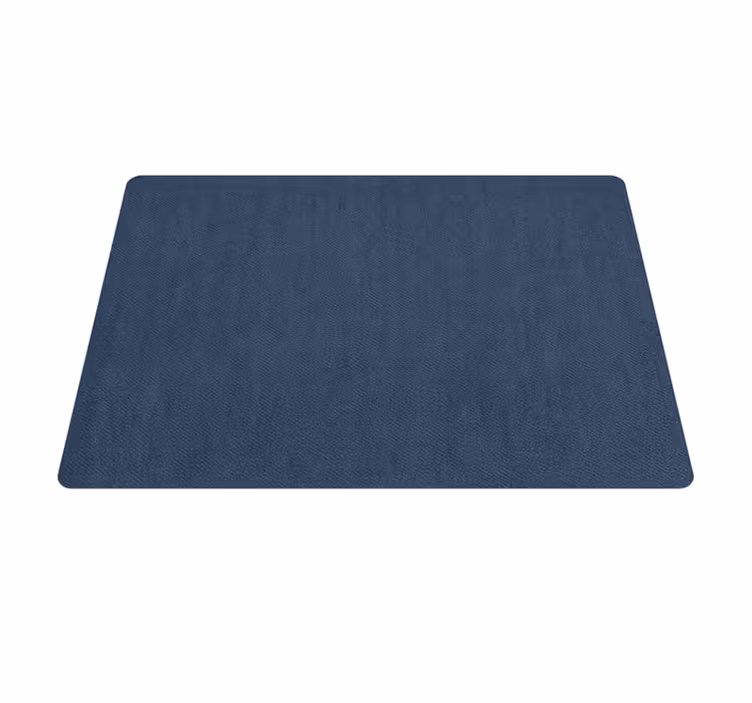 Tapete vinílico sala de estar efeito de tecido azul - TenStickers